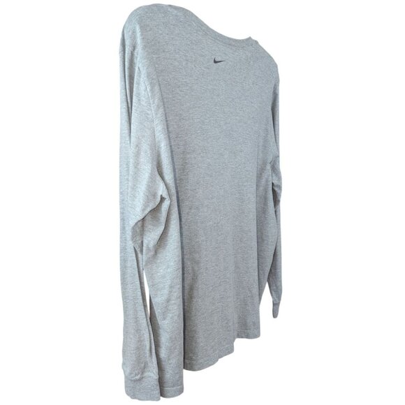 The Nike Tee XXL Men's Long Sleeve Training Performance T-Shirt 80 Cotton Blend - Picture 5 of 9